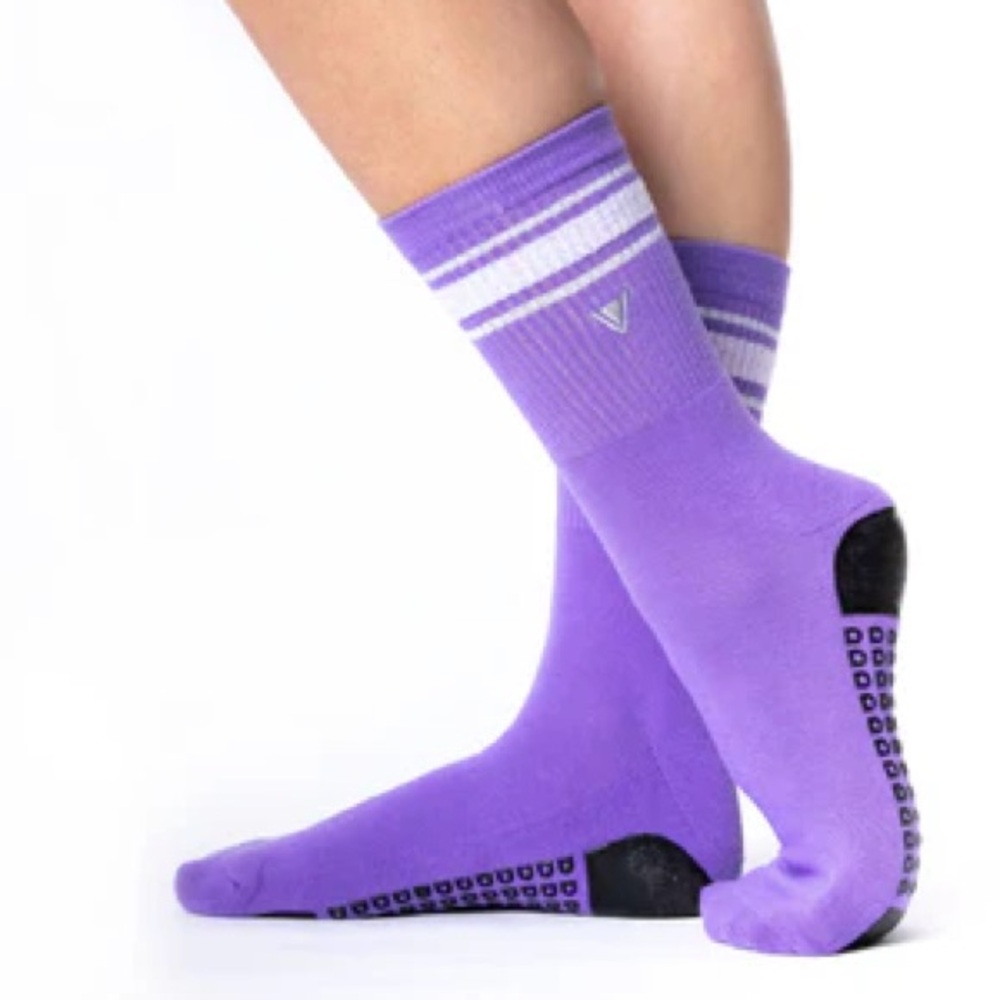 Arebesk Purple grip pilates Socks size M L